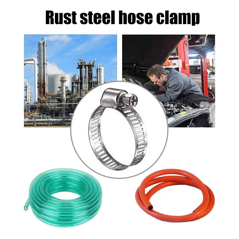 Зажим для шланга с винтовым червячным приводом 13-19 мм зажим из нержавеющей стали