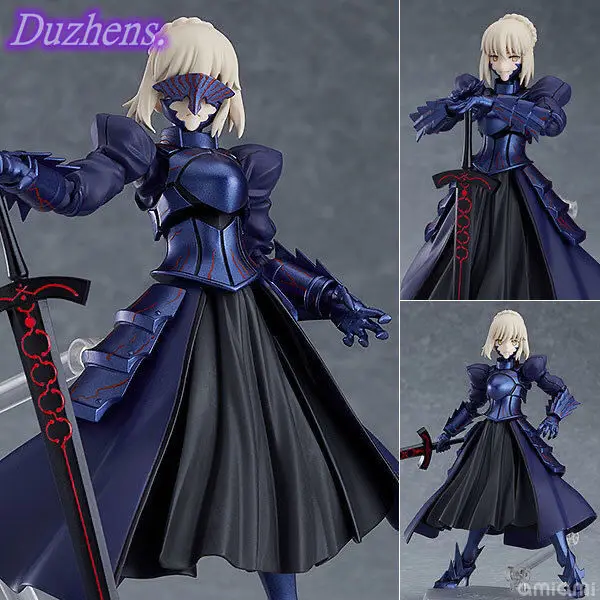 

Original Japanes Anime Fate/Grand Order Figma black Saber Alter 2.0 PVC Action Figure Anime Figure Model Toys Figure Doll Gift