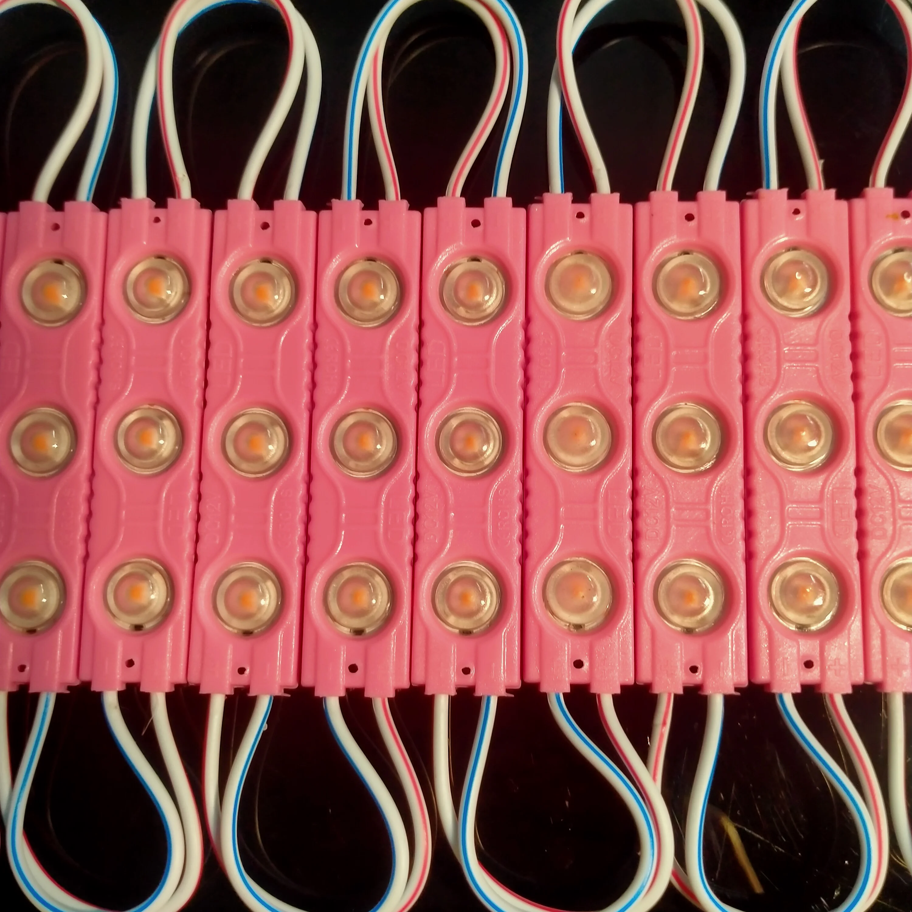 10 шт./лот 12 в водонепроницаемый 2835 3 светодиода 1 5 Вт Светодиодный модуль литья под