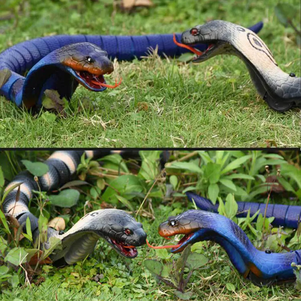 

Novelty Rc Snake Naja Cobra Viper Remote Control robot Animal Toy with USB Cable Funny Terrifying Birthday kids Gift