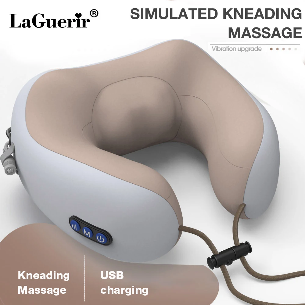 Kneading U-образный Электрический шиацу, массажер для спины, шеи, плеч, тела, инфракрасный массажер с подогревом, разминающий автомобиль/Домашний Массажер - Цвет: Kneading