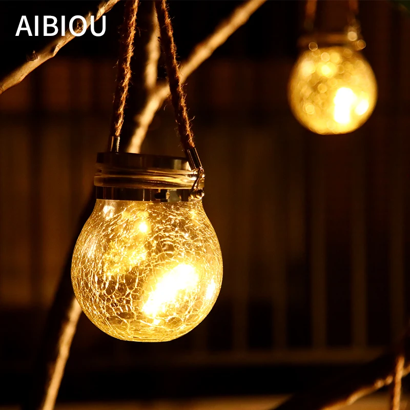 Водонепроницаемый светодиодный светильник Aibiou на солнечной батарее