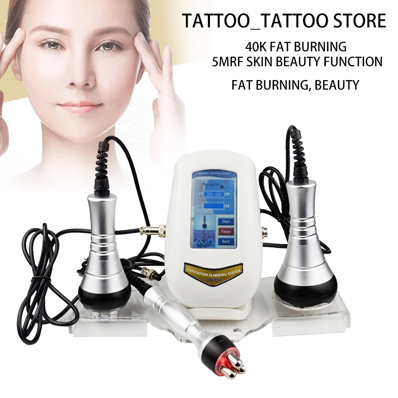 

LW-101 40K Cavitation Ultrasonic Weight Loss Beauty Machine RF Radio Frequency Rejuvenation Skin Lifting Tighten Anti-wrinkle