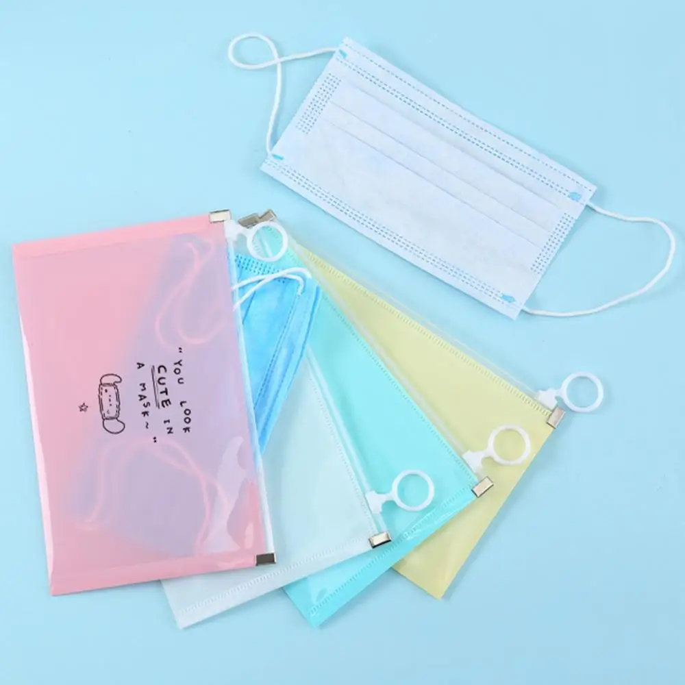 8 шт. Модный чехол для маски портативный держатель лица коробка хранения