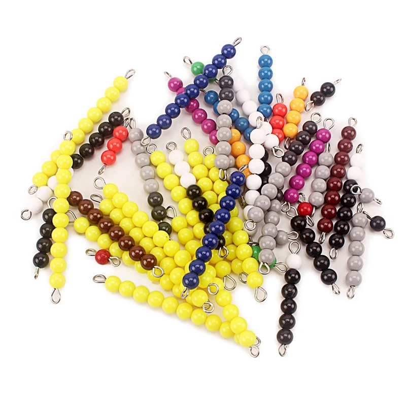 Математические шарики Монтессори игрушка вычитание змея игра облегченная