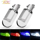 100x T10 W5W WY5W COB светодиодный Автомобильный Клин парковка светильник поворота Боковые лампочки контрольная лампа авто номерного знака светильник белый красный цвет желтый, синий; размеры 3443