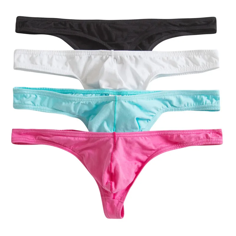 Новинка 1/4/8 шт. пикантные мужские трусы стринги с заниженной талией дышащее