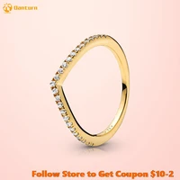 925 sterling silver women rings sparkling wishbone ring heart engrave rings for women jewelry anniversary