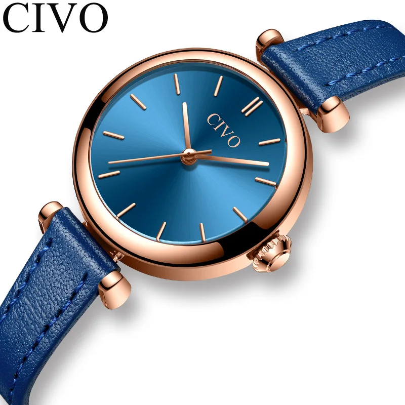 Montre Femme 2021 чиво модные роскошные женские часы с кожаным ремешком