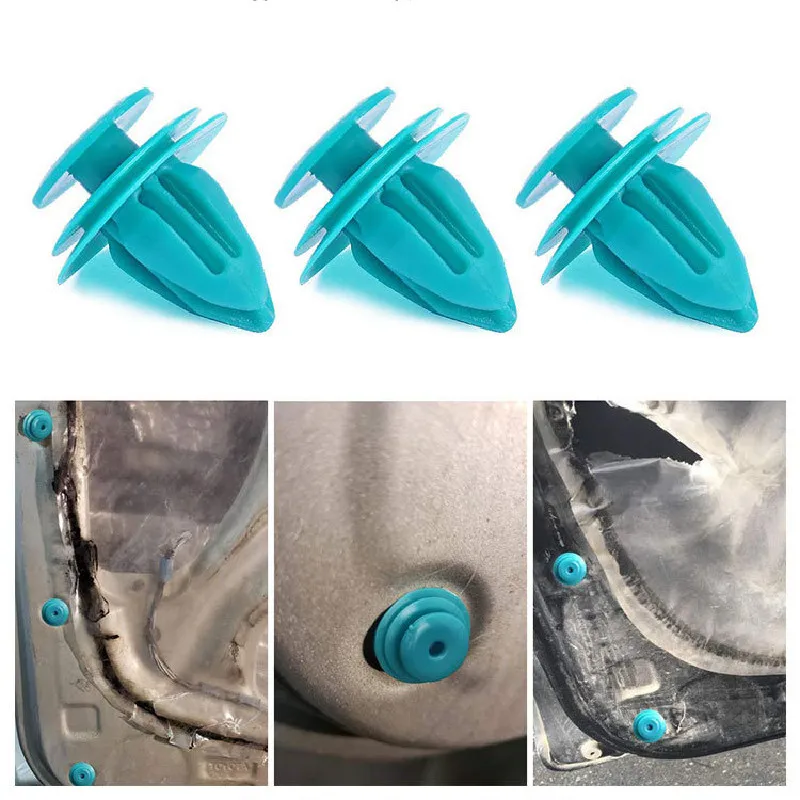 10Pcs Car Interior Accessories Fastener clips Door Trim Panels Fixed Clip Bumper for Buick Chevrolet Cadillac for Car Supplies