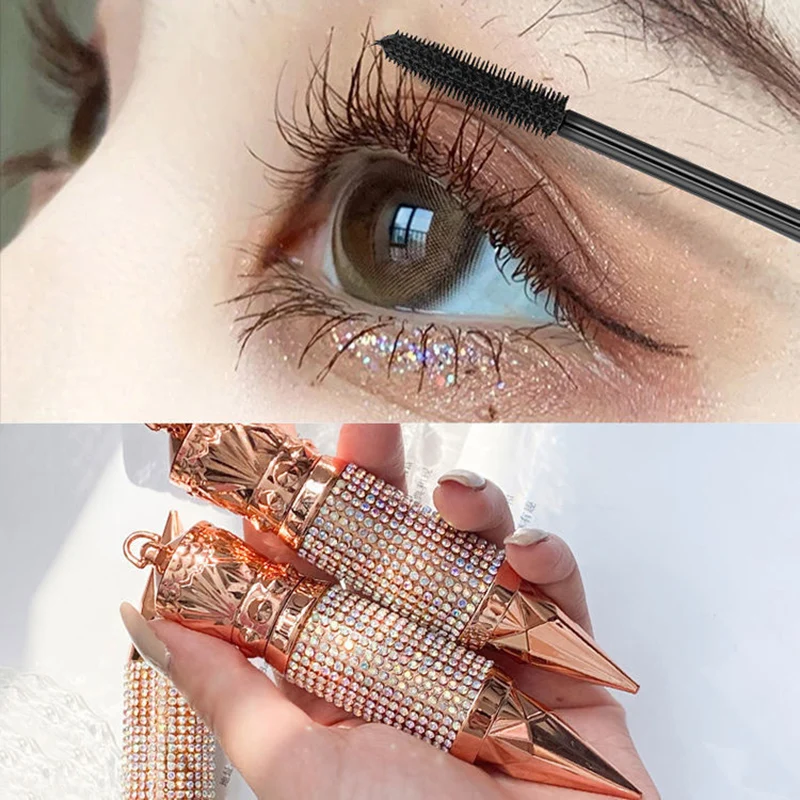 Тушь для ресниц блестящая Алмазная водостойкая из шелкового волокна |