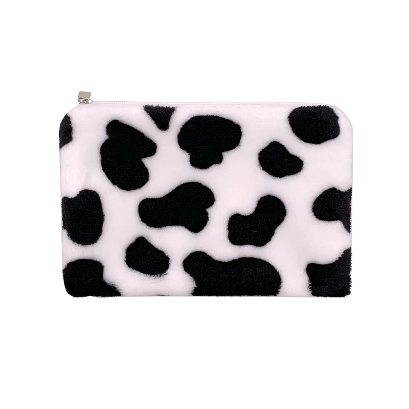 

Plush Woman Cosmetic Bag Coin Storage Case Travel Phone Makeup Bags For Women Girls