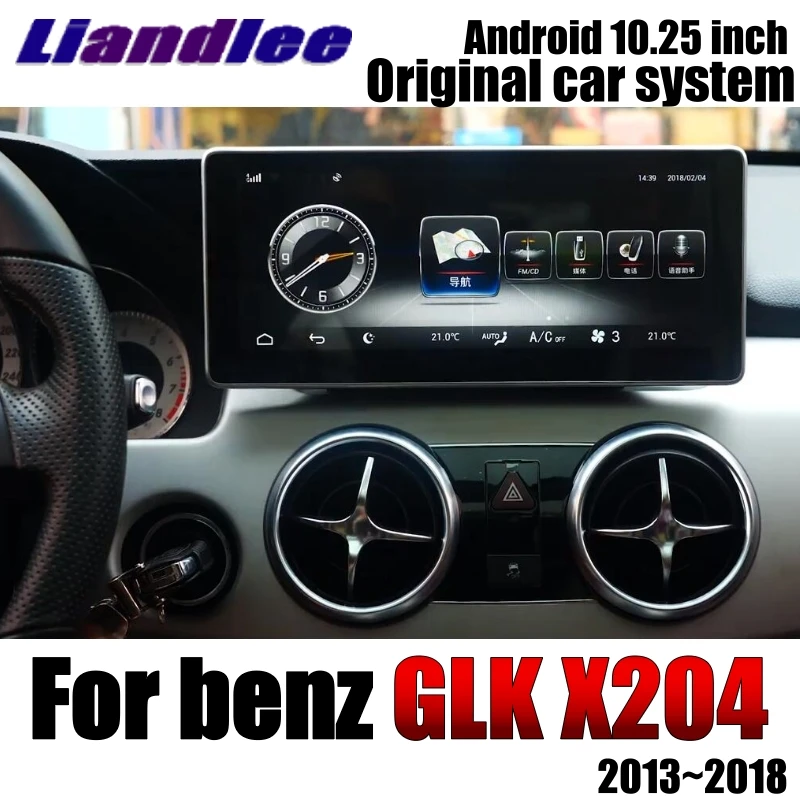 Liandlee автомобильный мультимедийный плеер NAVI 4G RAM для Mercedes Benz MB GLK Class X204 2013 ~ 2018 CarPlay