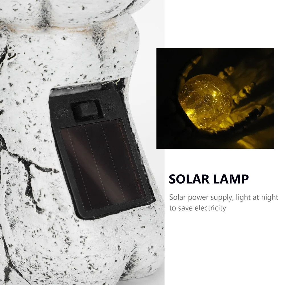 

1pc Decorative Garden Solar Lamp Solar Energy Skeleton Modeling Light Decor