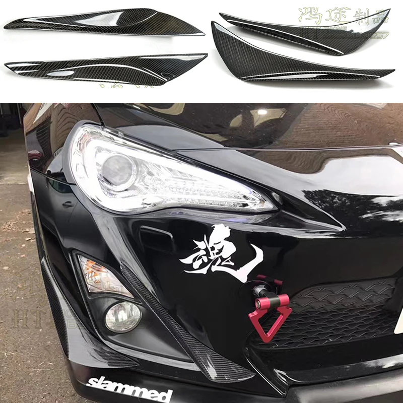 Автомобильный Стайлинг для Subaru BRZ Toyota FT86 GT86 Scion FRS углеродное волокно передний