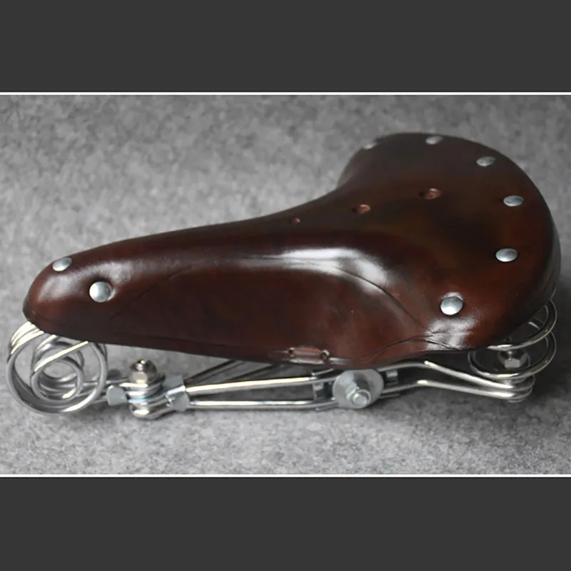 Велосипедное ретро кожаное седло подушка слон нос Весна старый стиль седло|Седло