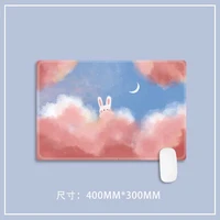 cute mouse pad office accessories deskpad gaming desk writing desk mats kawaii mouse pad 40x30cm gamer laptop mat for mouse mice