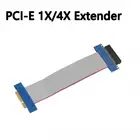 Лидер продаж PCI-E Express 1X4X слот Riser Card Adapter Extender видеокарта Удлинительный Ленточный Кабель-адаптер 2021 Новый