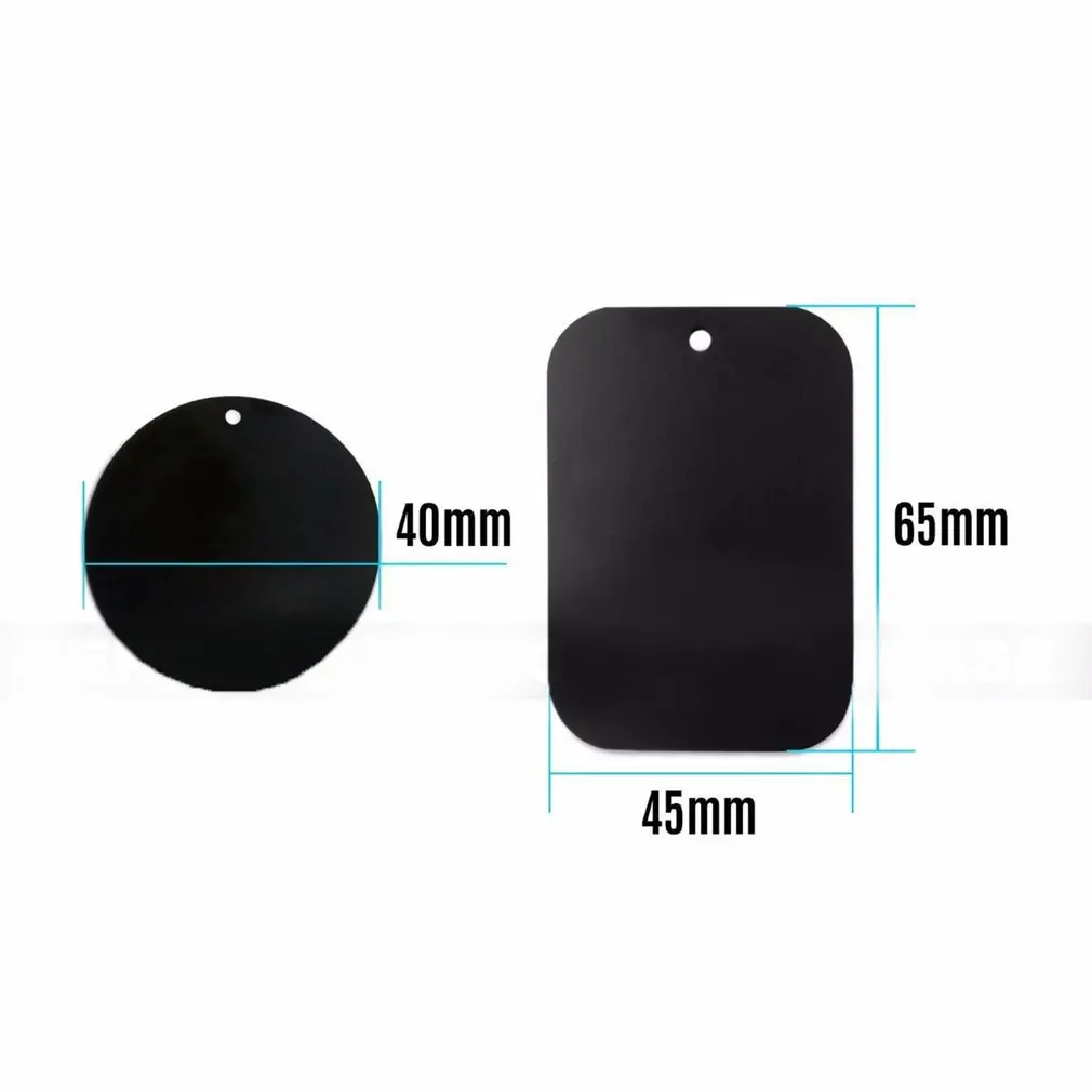 

8pcs Metal Plates Sticker Car Mount Replace Metal Adhesive Plate For Magnetic Phone Car Holder Super Thin Steel Insert Plate