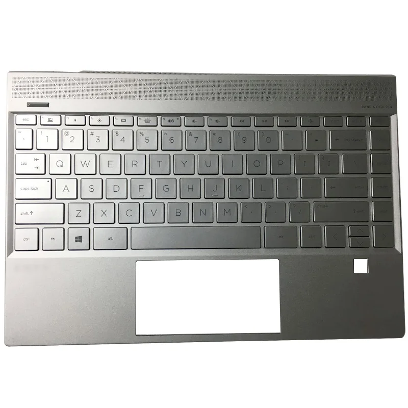 Comprar Cubierta Trasera LCD Para Ordenador Portátil, Cubierta Inferior Plateada Para HP Envy13 ENVY 13-AQ 13-AQ0007TX TPN-W144, Bisel Frontal, Reposamanos