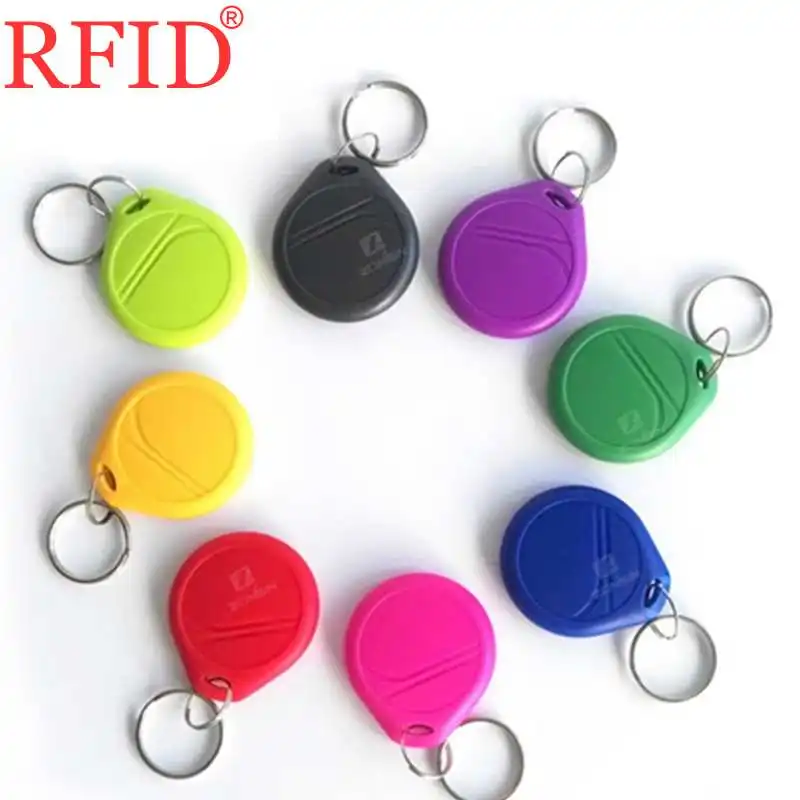 

UID S50 1K 13.56MHZ Changeable Rewritable keyfob RFID NFC Card IC Blank Card Copier Key Keychain Token Tag Access Control Card 1