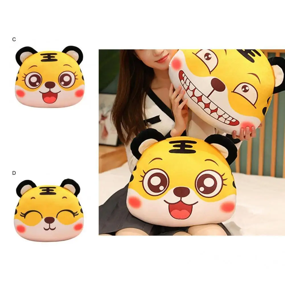 

Fashionable Pig Plush Toy 3D Tiger Stuffed Hand Warmer Hand Warmer Plush Tiger Comfortable Non-pilling