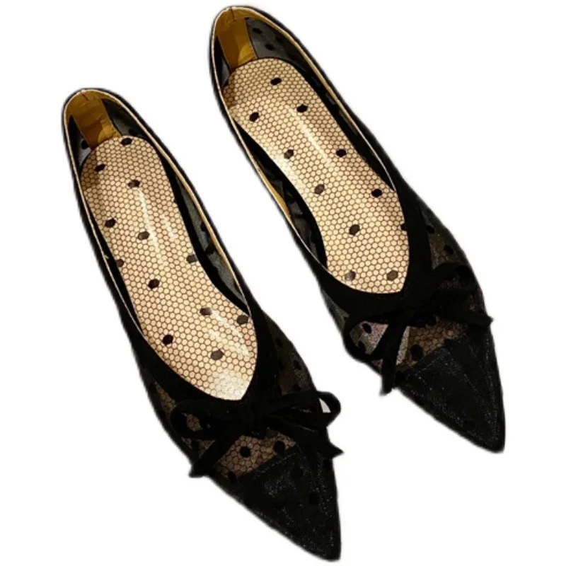 

Fashion Single Shoes Breathable Wave Point Fairy New Flat Shoes Sandals for Women In 2021