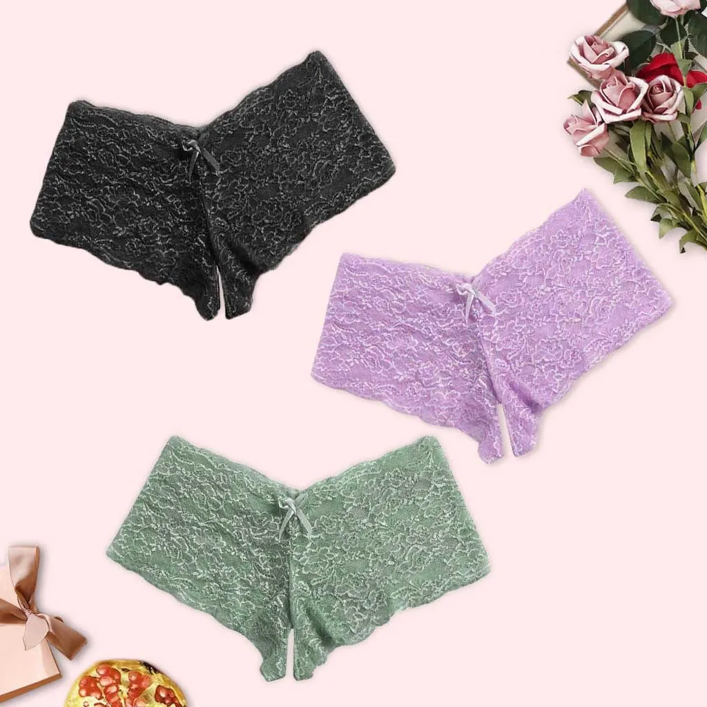 Женское сексуальное нижнее белье больших размеров прозрачные трусики кружевные