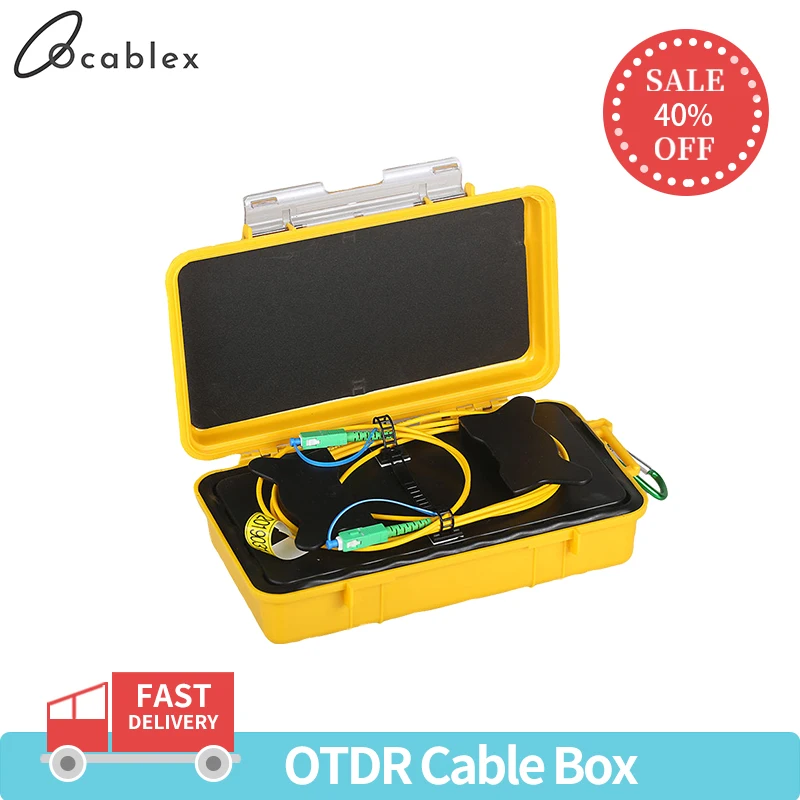 Промоакция OTDR Кабельная коробка SM 1 km волоконные кольца Соединительный шнур