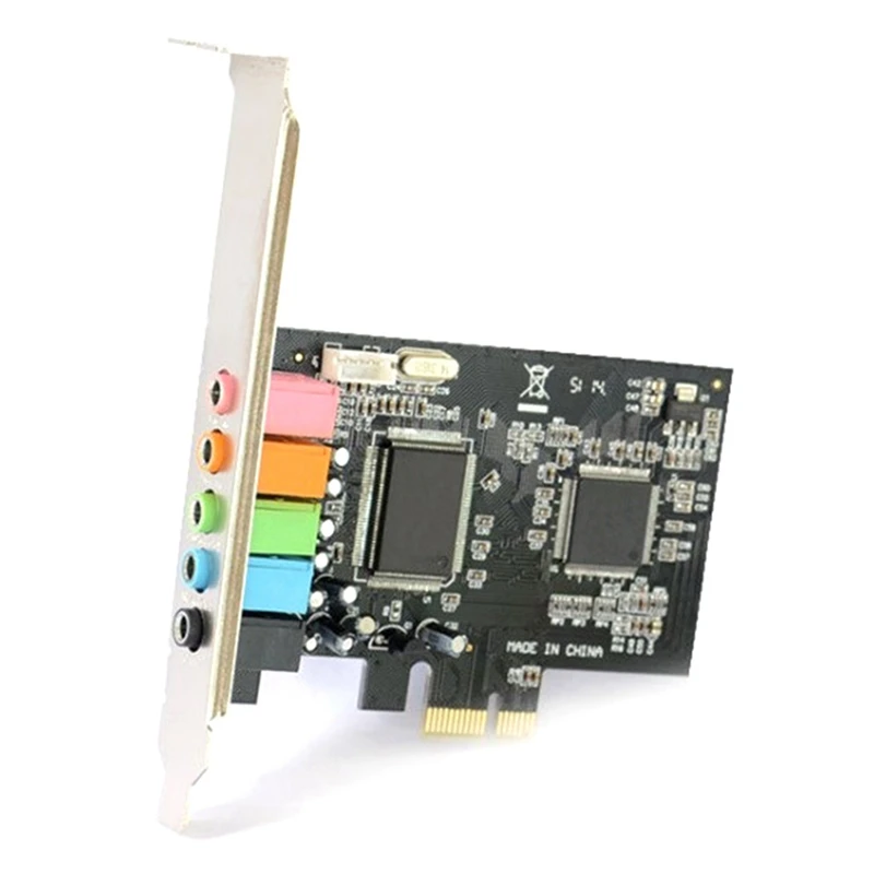 Звуковая карта PCI CH 5 1 каналов чипсет CMI8738 E стерео цифровая рабочий стол интерфейс