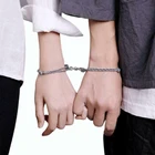 2021 модный панк богемный геометрический Плетеный вручную Женский комплект из 2 частей мужские и женские Парные браслеты маленькие ювелирные изделия в подарок