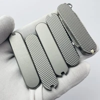 58mm swiss knife titanium alloy chip modified tc4 handle patch for diy knife handle material making