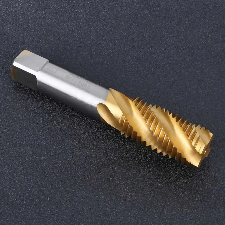 Метчик и наконечник для спиральной канавки содержащий кобальт машины