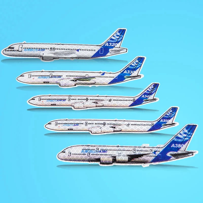 Последняя версия моделей Aircarft отражающая наклейка A320 / A330 A340 A350 A380 лучший подарок