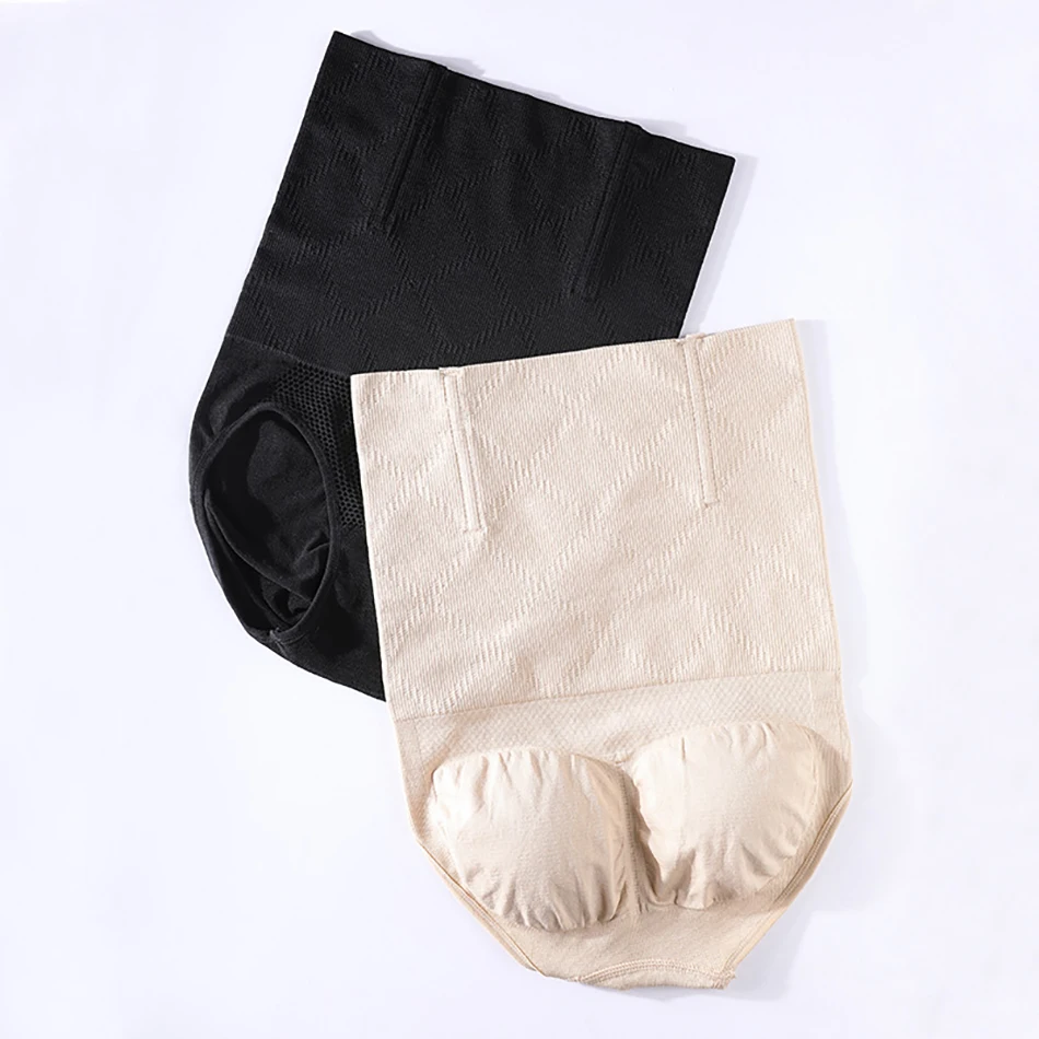 

Woman Postpartum Slimming Waist Panties Summer Safetypants Nude Color Briefs Female Soft Breathable Underwear Knickers