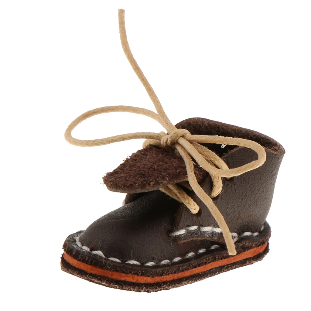 

Fashion Brown Lace up Ankle Boots for 12inch Blythe Dolls Clothes Accessory