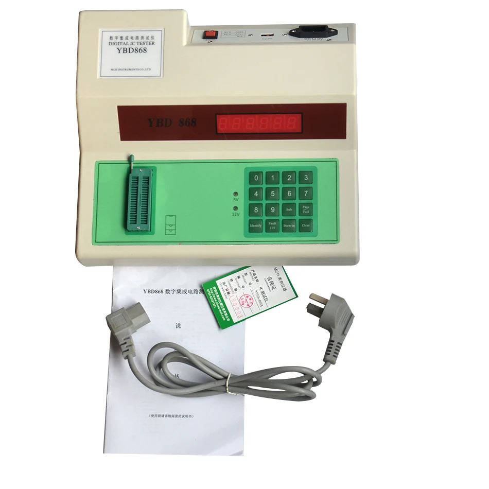 Цифровой IC тестер цифровой интегральной схемы измерительный прибор YBD-868 Y