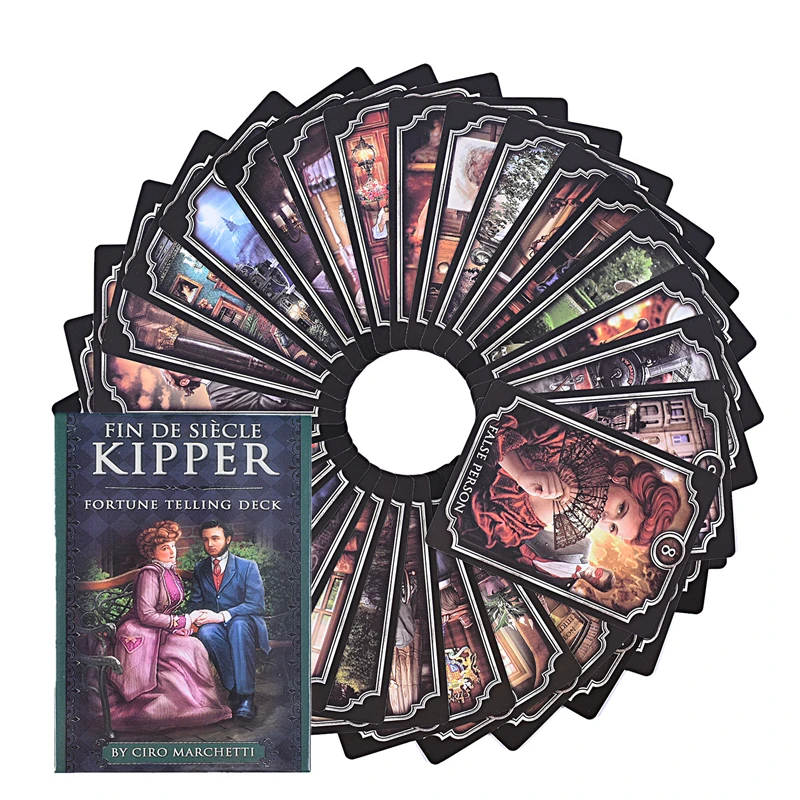 Tarot FIN DE SIECLE KIPPER карты с изображением ораклов настольная игра|Настольные игры| |