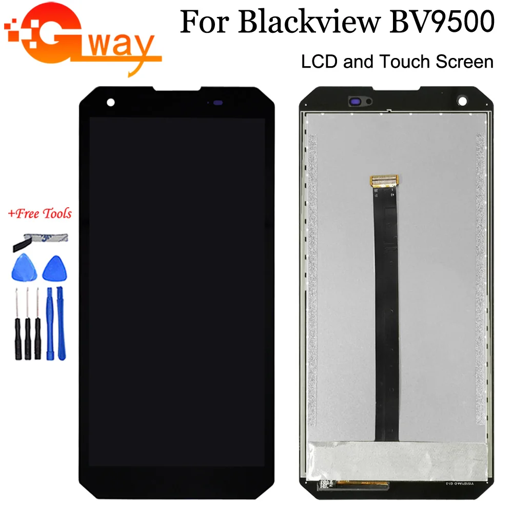 5," черный для Blackview BV9500 ЖК-дисплей+ кодирующий преобразователь сенсорного экрана в сборе Замена для Blackview BV9500 Pro с инструментами