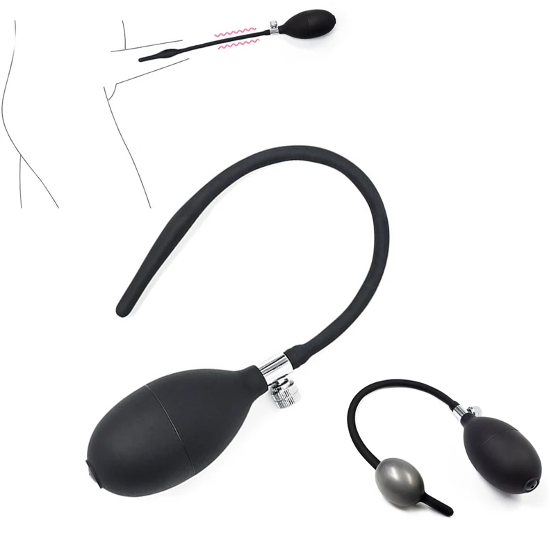 Мужской надувной уретральный катетер звук пенис заглушка расширители