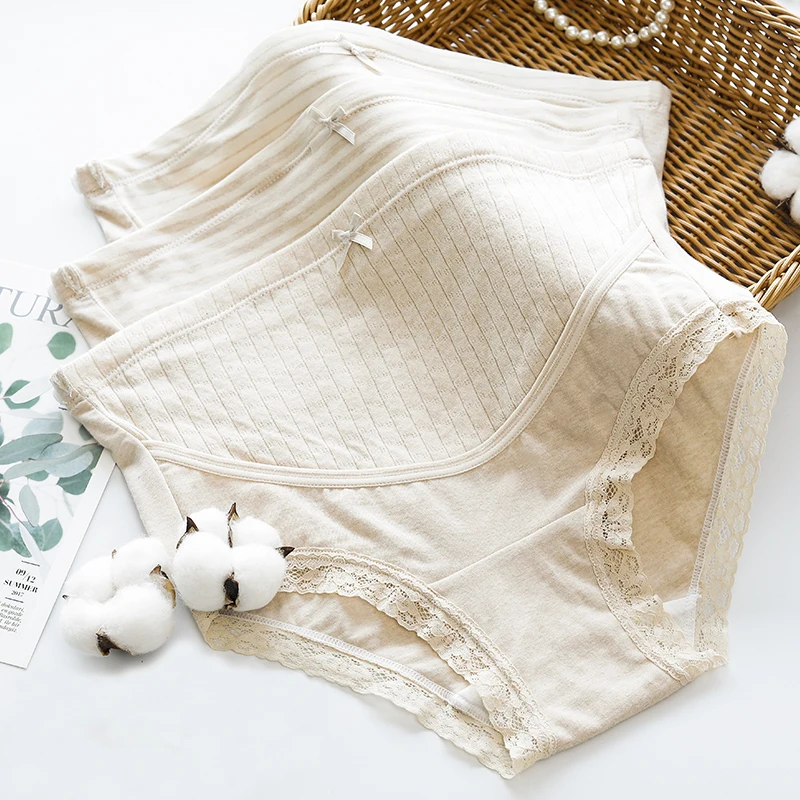 3 шт./партия нижнее Белье для беременных хлопковые трусы с высокой талией женщин |