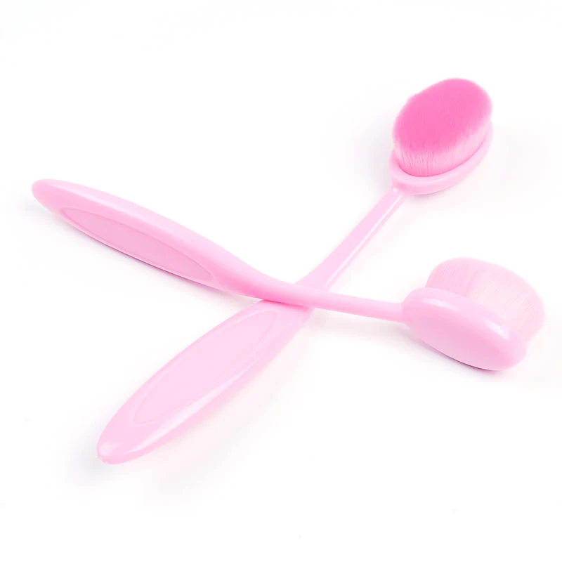 MECOLOR розовая кисть для основы зубная щетка форма косметика BB крем кисти макияжа