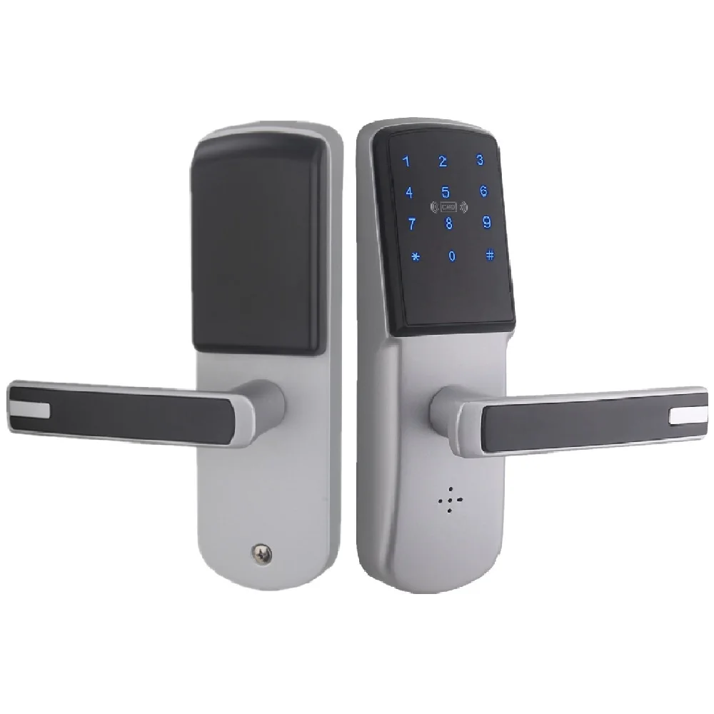 Apartment Z-wave smart Door Lock, home security electronic MF Card digital code for home office hotel airbnb