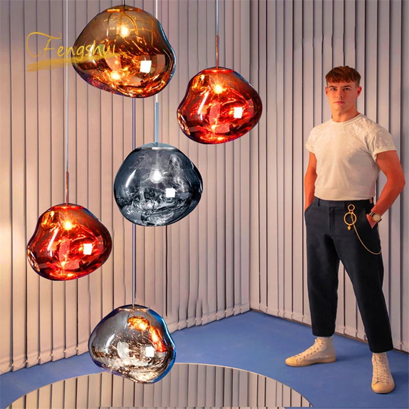 Современный светильник светодиодный подвесной из ПВХ s Скандинавский дизайн