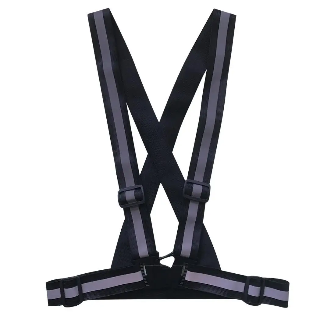 Ночная езда на велосипеде Бег безопасность отражающая полоса Пряжка ремень