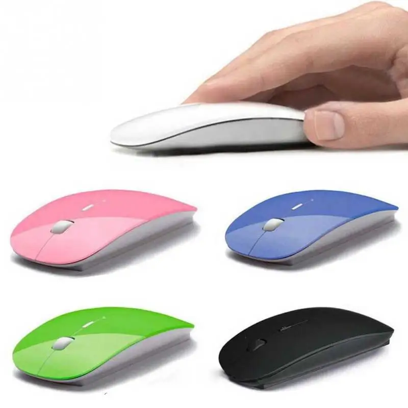 

BEESCLOVER USB Receiver Air Mouse for Laptop Notebook Computer mouse for laptop Ultra Thin 2.4G Optical Wireless Mouse r57