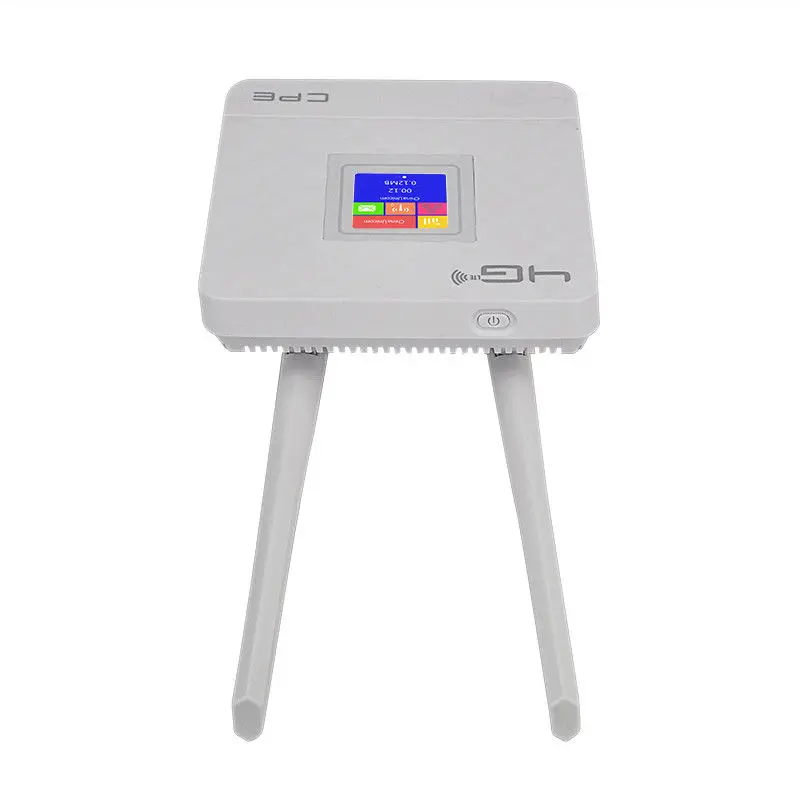 Wireless CPE 4G Wifi Router Portable Gateway FDD TDD LTE WCDMA GSM Global Unlock External Antennas SIM Card Slot WAN/LAN Port