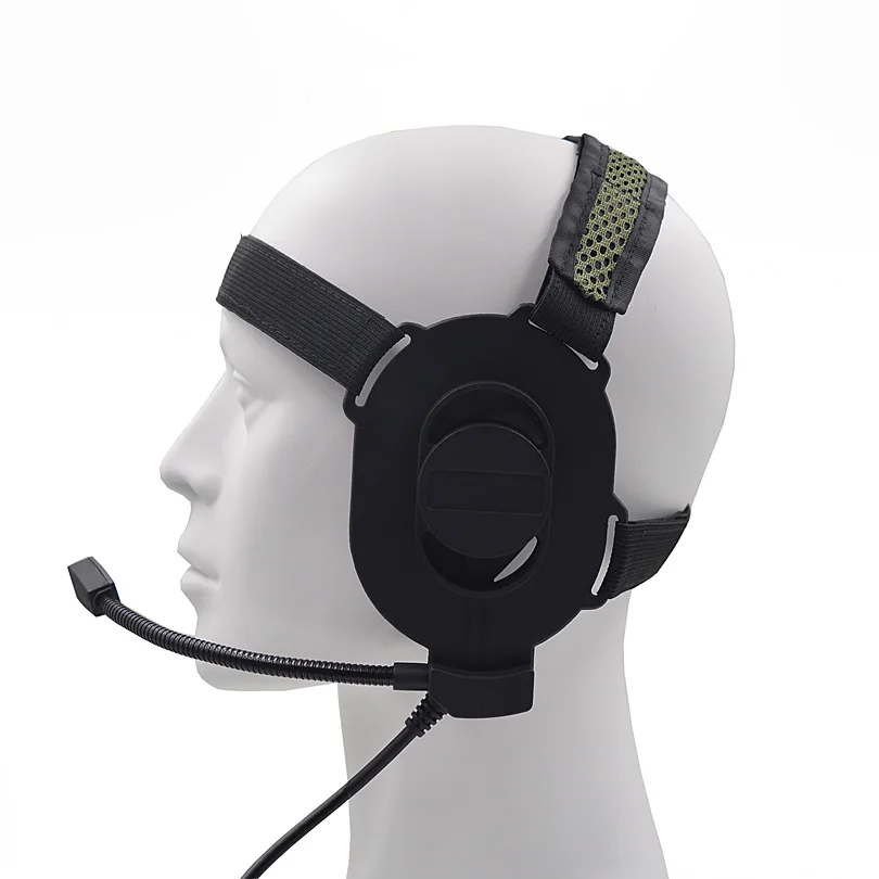 Tactical Bowman Elite II Headset with 2 Pin PTT Cable Plug for baofeng UV5R bf-888s tyt woxun KG-669 TK3160 PX777 radio | Мобильные