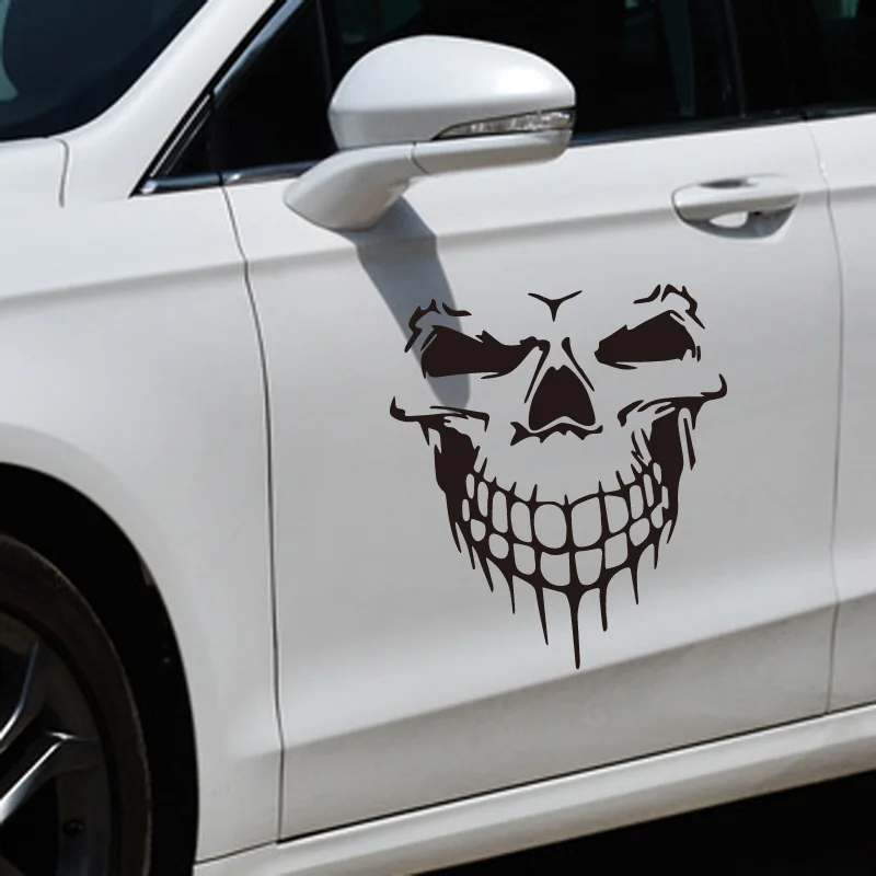 

Cartoon KK Car Sticker Skull Sruck for Vinyl Auto Accessories Car Window Car Styling Decal PVC Cover Scratches Waterproof