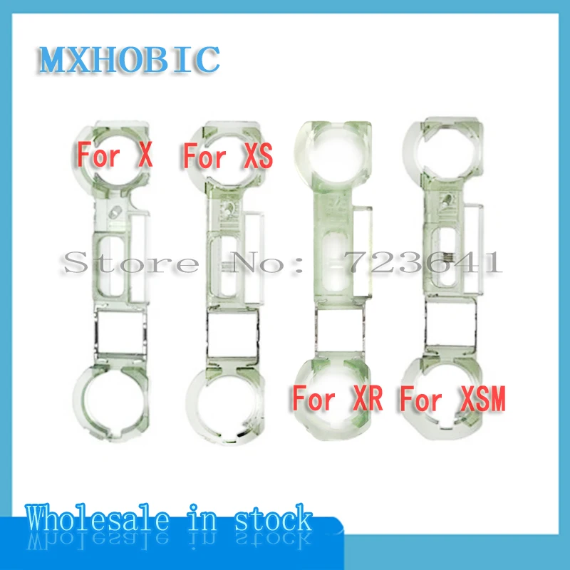 50 компл./лот фронтальная камера пластик держатель комплект для iPhone х XR XS 11 Pro Max 7 8 6